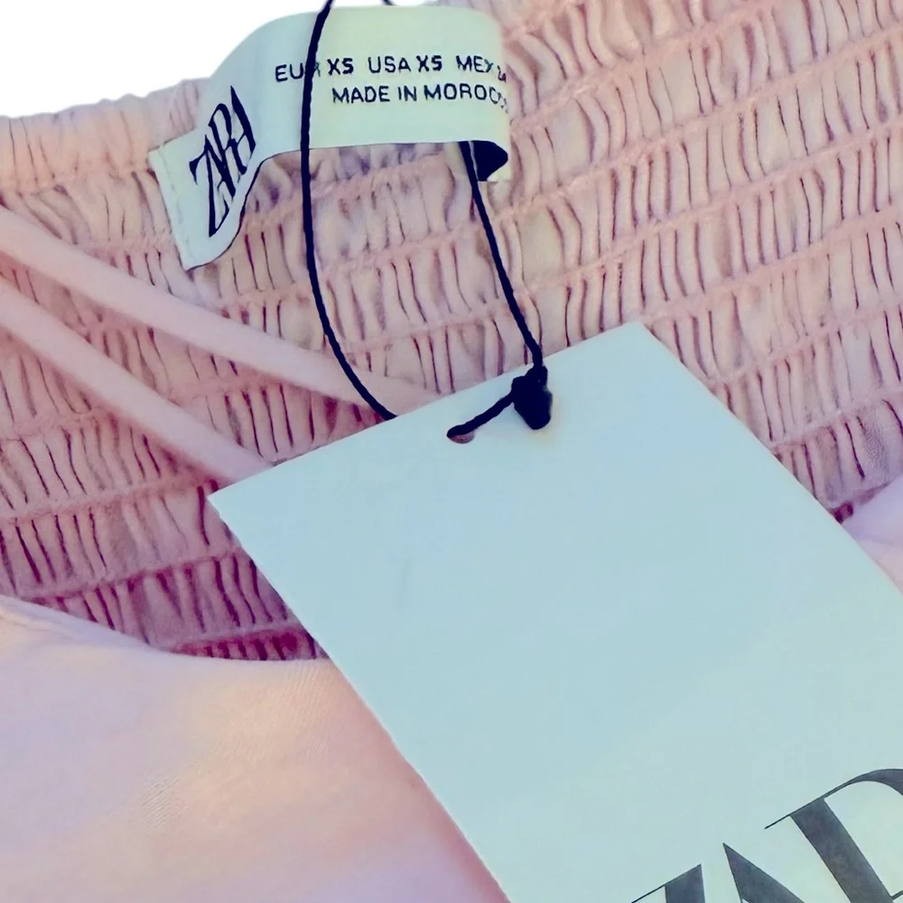 New Zara Romper Dress Linen Blend Blogger Fav Feminine Pastel Ballerina Pink - Picture 4 of 7